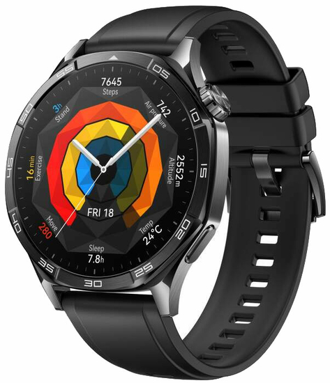 HUAWEI WATCH GT 5 ACTIVE BLACK FLUOROELASTOMER STRAP 55020DKM