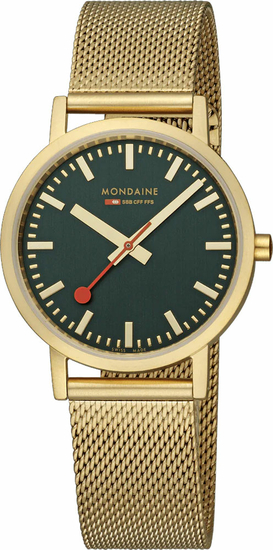 MONDAINE Classic Golden stainless steel 36 mm A660.30314.60SBM