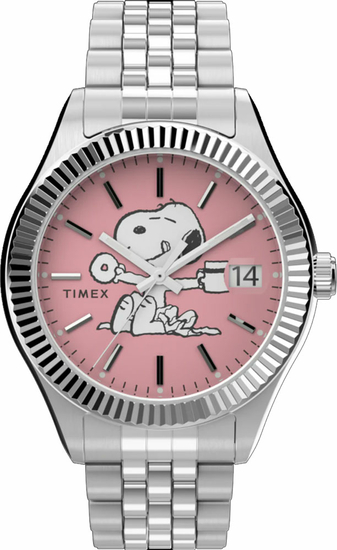 TIMEX Legacy x Peanuts 34mm Stainless Steel Bracelet Watch TW2V47400