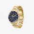 Lacoste Tiebreaker Chrono Watch - Blue With Gold Plated Bracelet 2011151